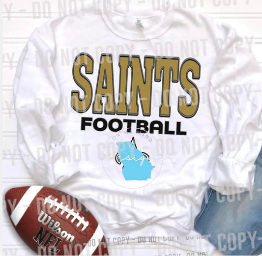 Saints Football graphic tee