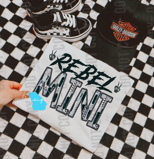 Rebel Mini edgy kids graphic tee