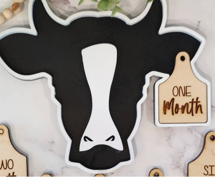 Baby Cow Milestone moments cow Tags