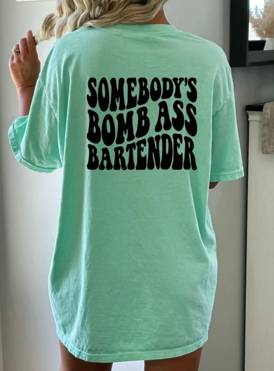 Somebody’s bartender graphic t-shirt
