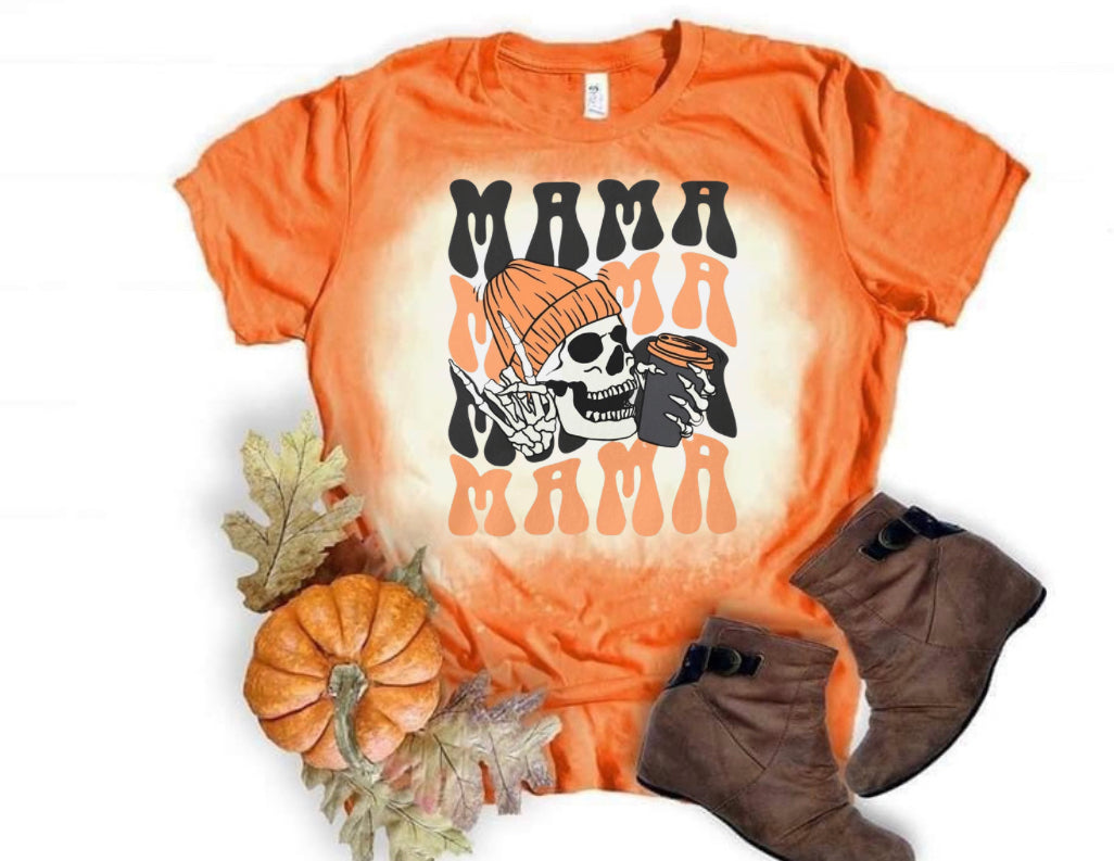 Caffeine Mama bleached t-shirt