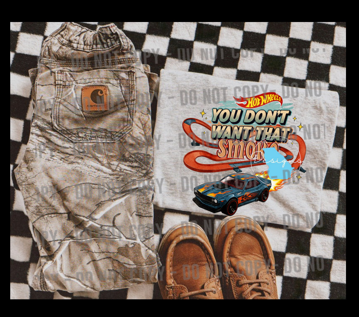 You dont want that smoke kids graphic t-shirt