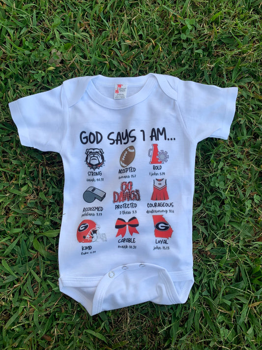 God says I am onesie
