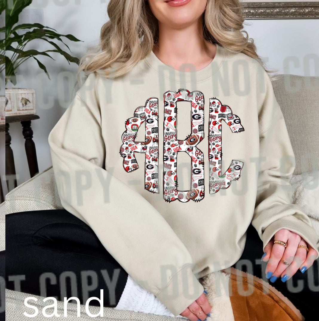 Georgia Monogram graphic tee