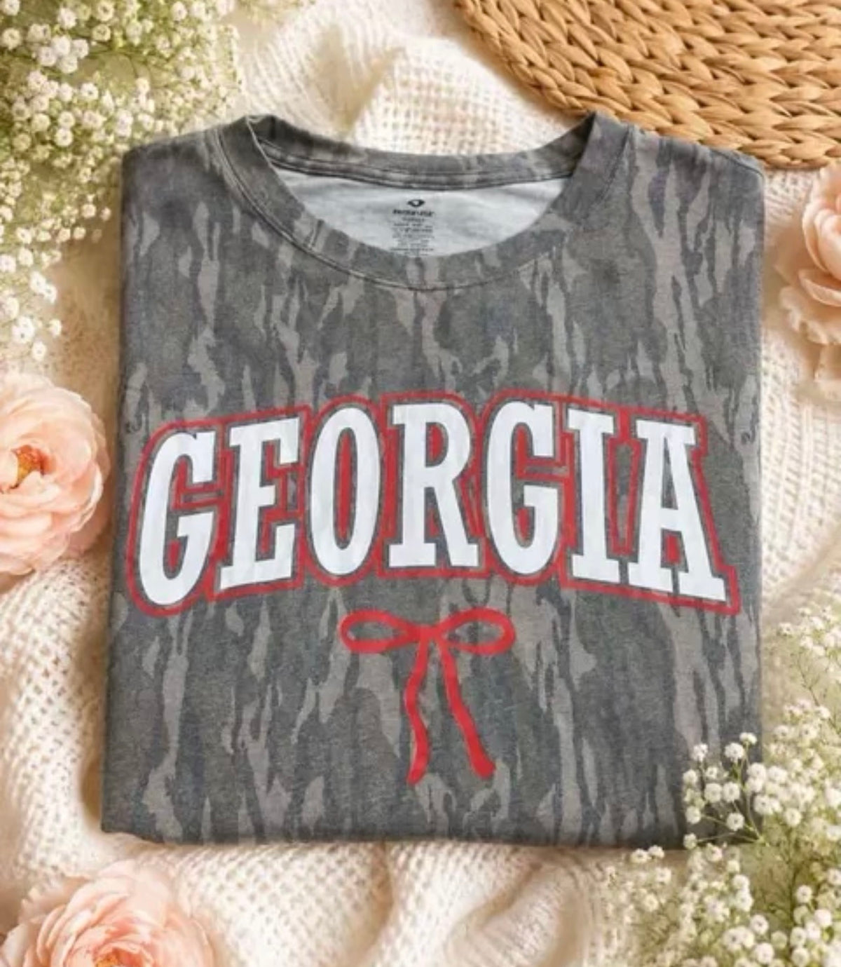 Georgi bottomland Camo game day wear t-shirt