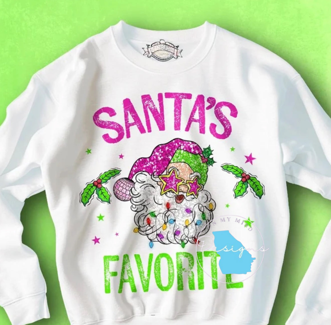 Santa’s Favorite Christmas themed graphic tee