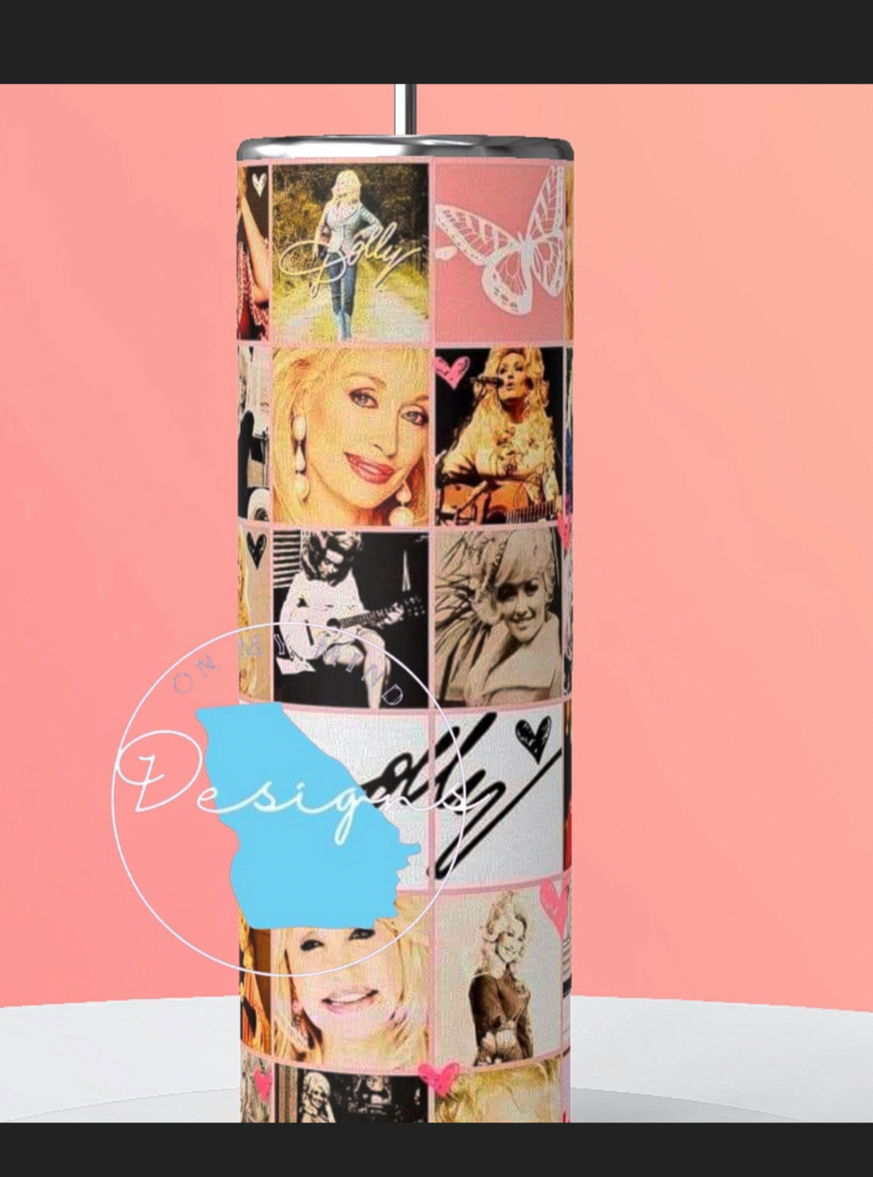 Dolly themed tumbler