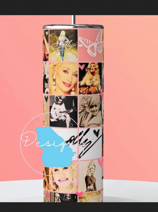 Dolly themed tumbler