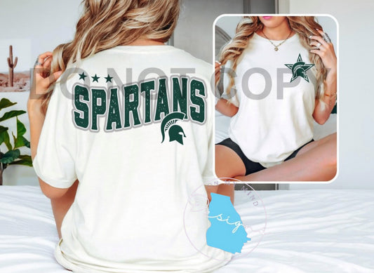 Spartans Star graphic tee