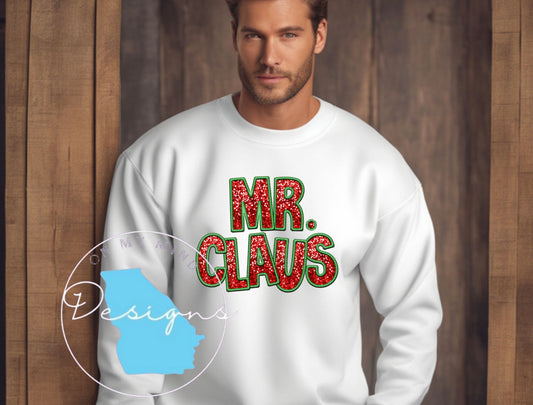Mr.Claus christmas creneck