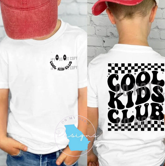 Cool kids club (boys)  t-shirt