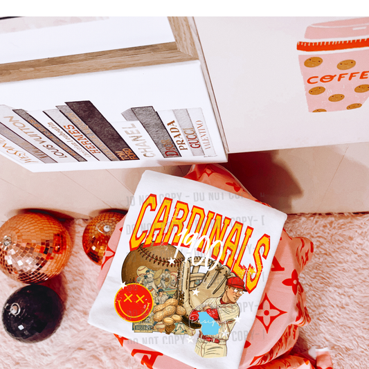 Cardinals retro graphic tee