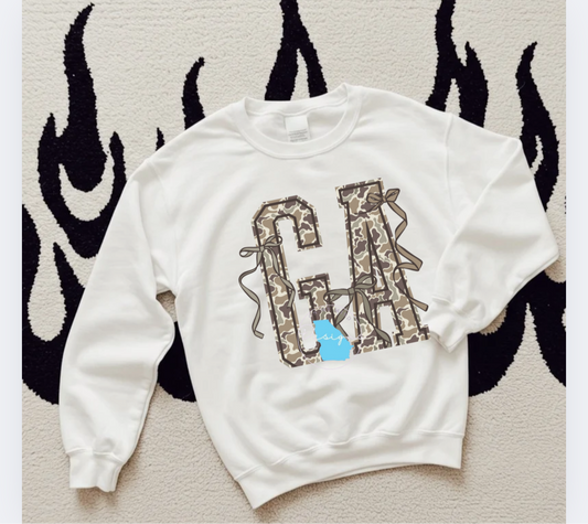 Georgia girly camo T-shirt