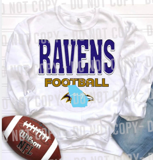 Ravens Football graphic tee