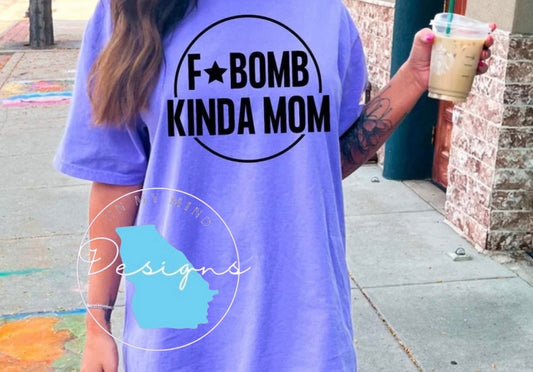 F bomb mom graphic tee