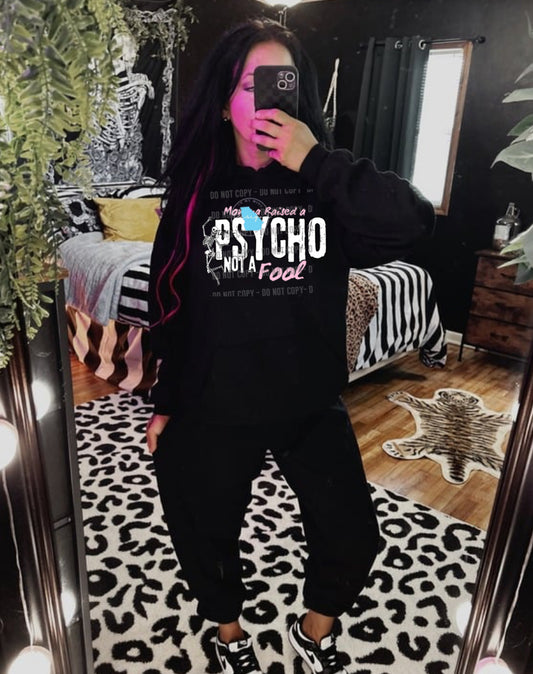 Momma raised a psycho graphic tee