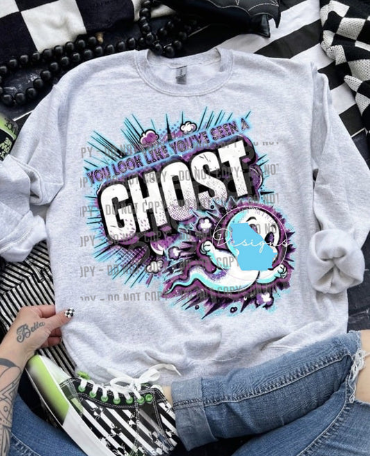 You look like you seen a ghost graphic tee