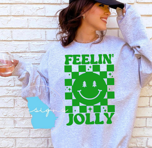 Feelin Jolly vibes crewneck