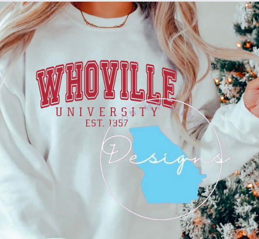 Who university creneck