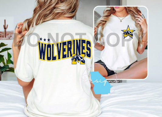 Wolverines Star graphic tee