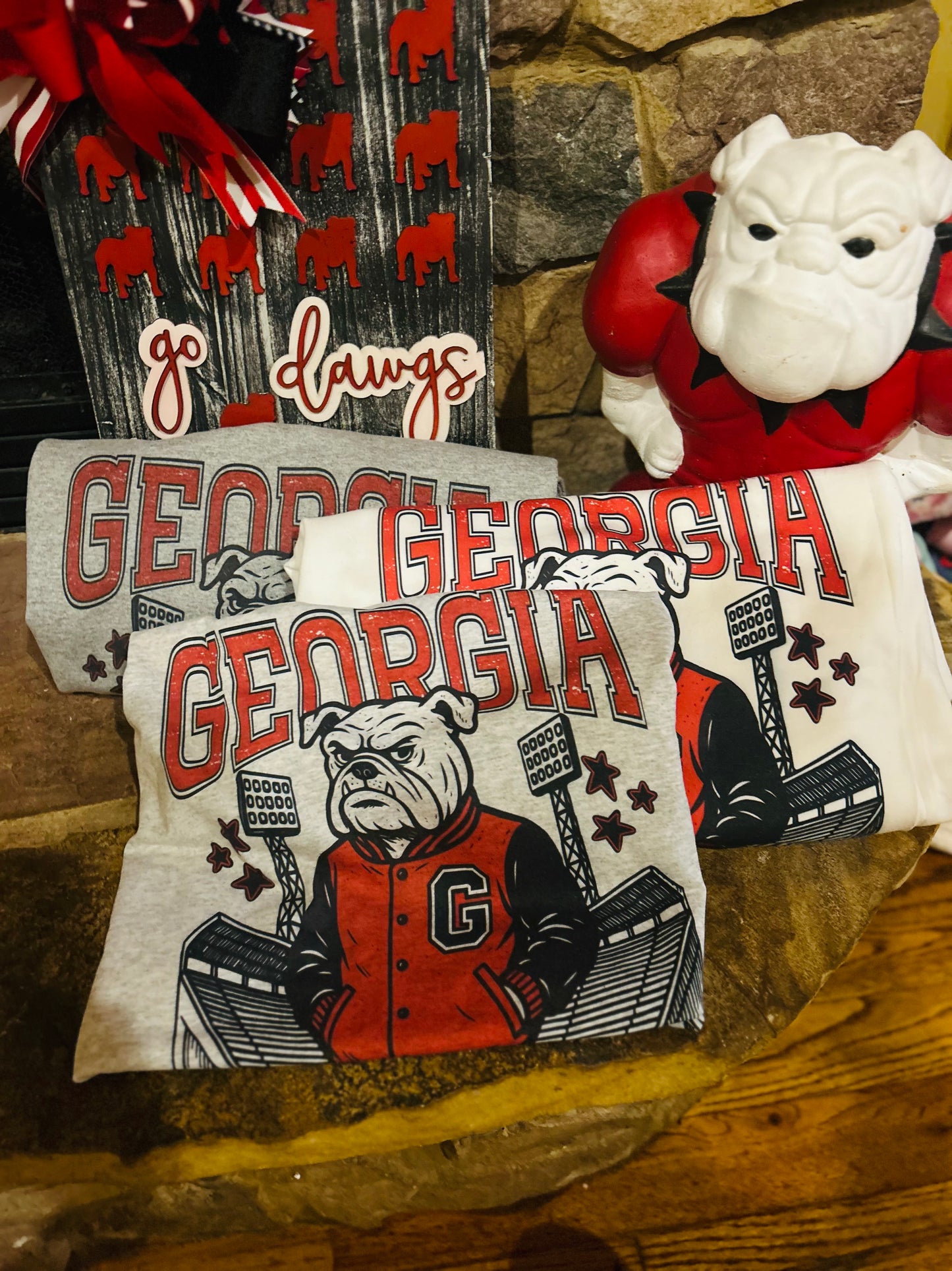 Retro Varsity Bulldog T-shirt