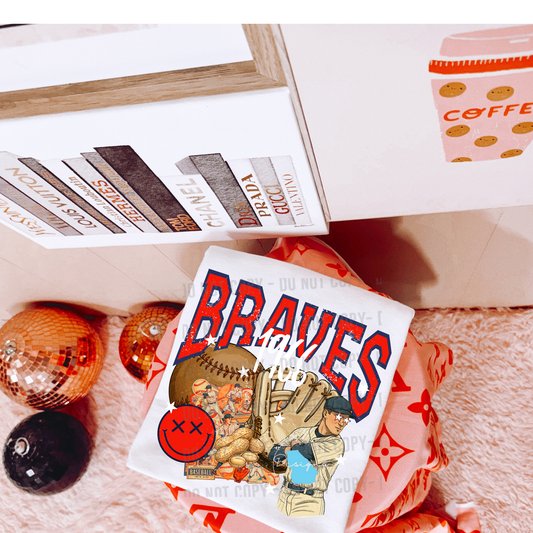 Braves retro graphic tee