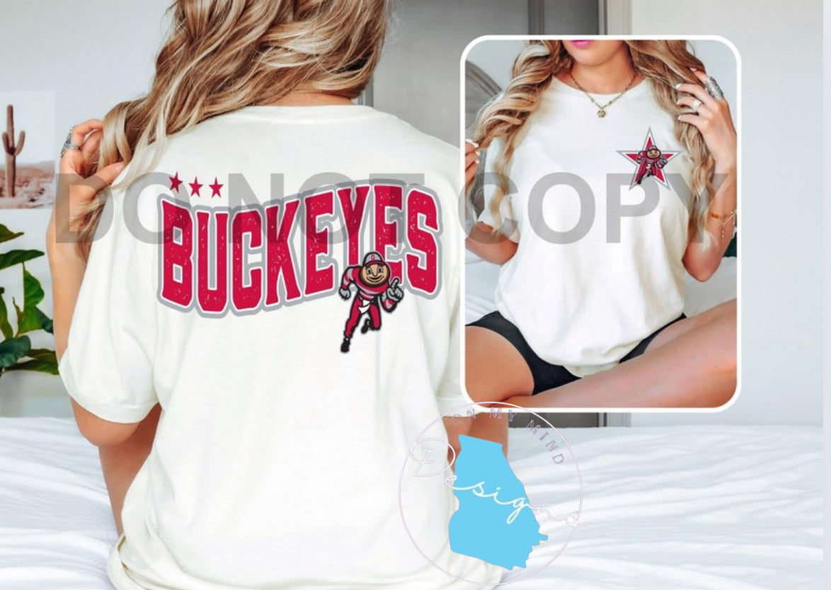 Buckeyes Star graphic tee