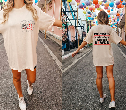 Saturdays are for Dawgs graphic tee