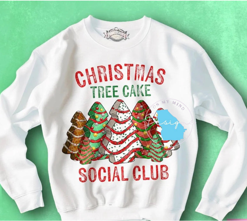 Christmas Tree cake Social Club graphic tee