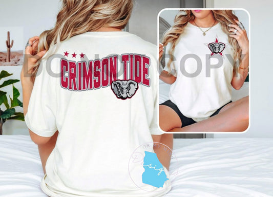 Crimson Tide Star graphic tee