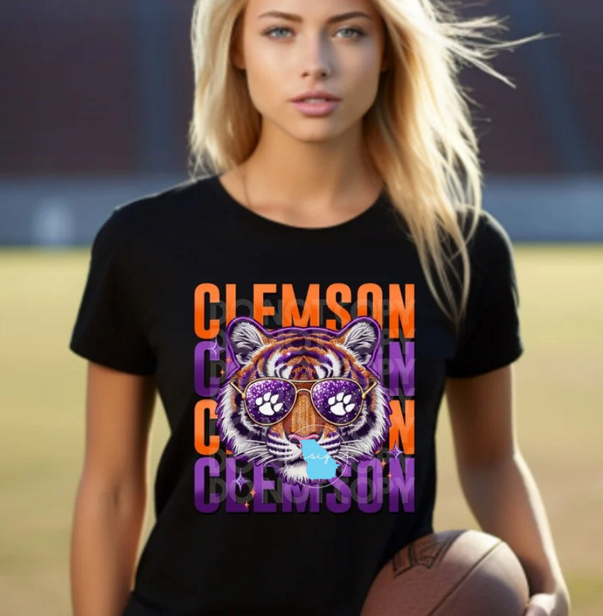 Clemson tigers graphic tee