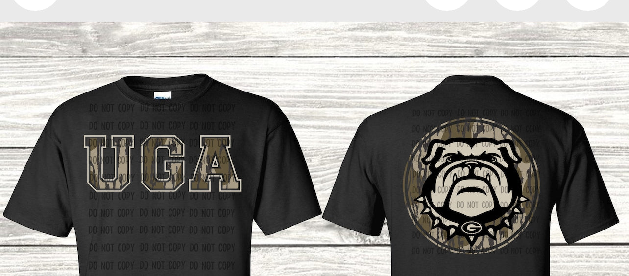 Dawgs Camo graphic tee