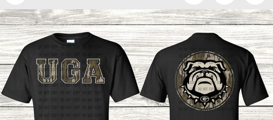 Dawgs Camo graphic tee