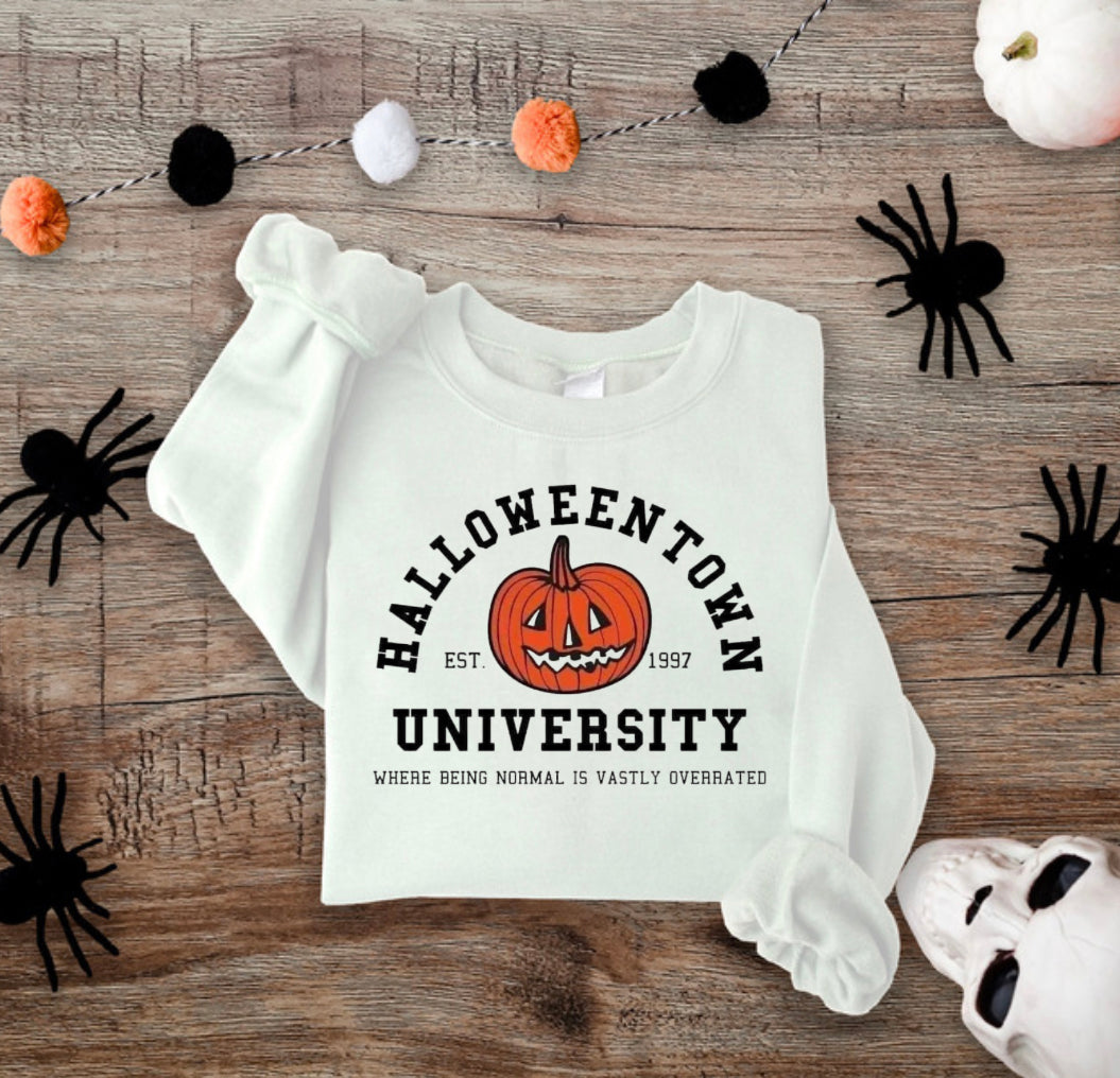 Halloween University crewneck
