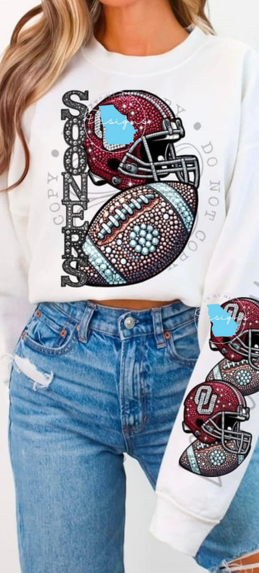 OU Sooners football graphic tee