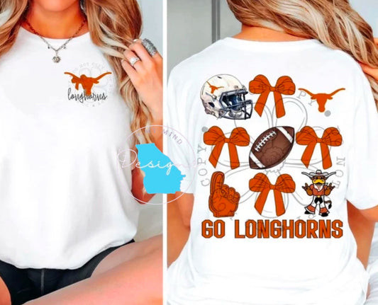 Longhorns bow era graphic tee