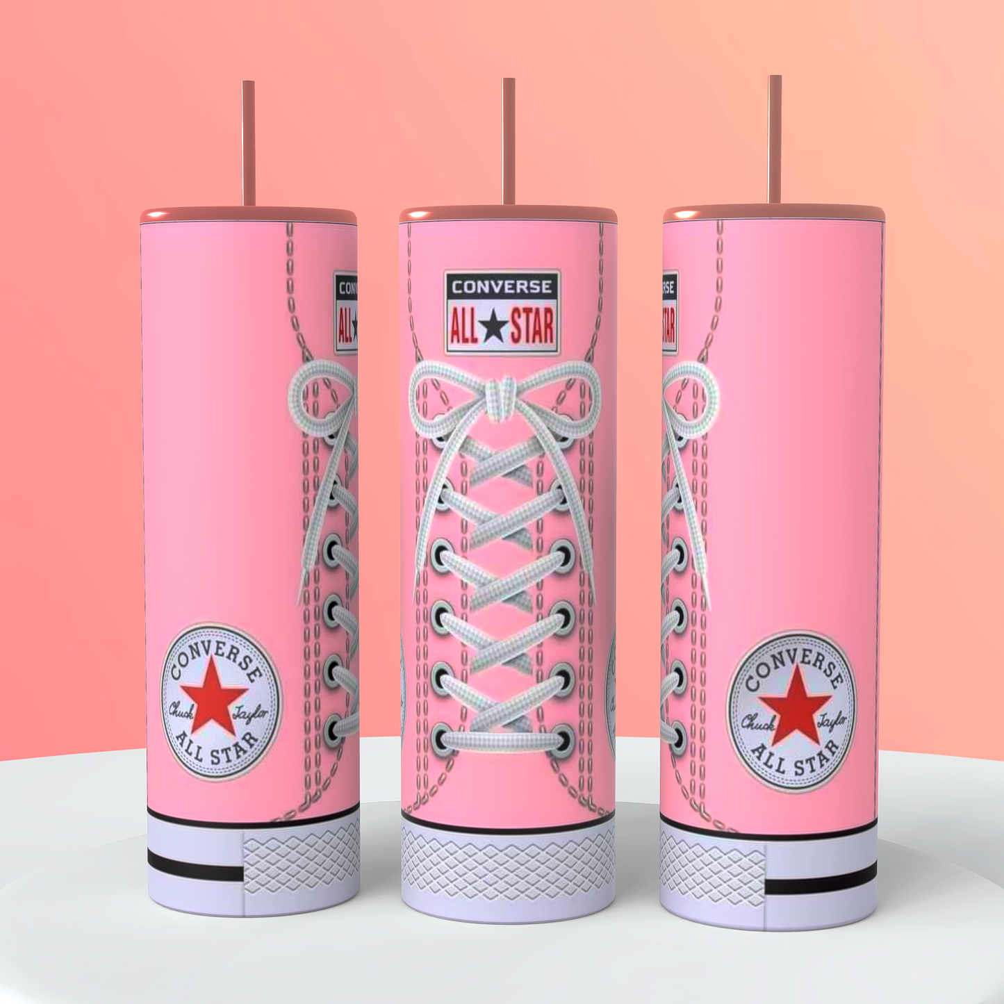 Converse themed 20 oz tumbler