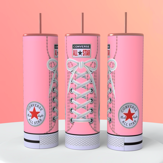 Converse themed 20 oz tumbler
