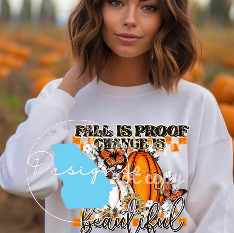 Change is beautiful graphic tee