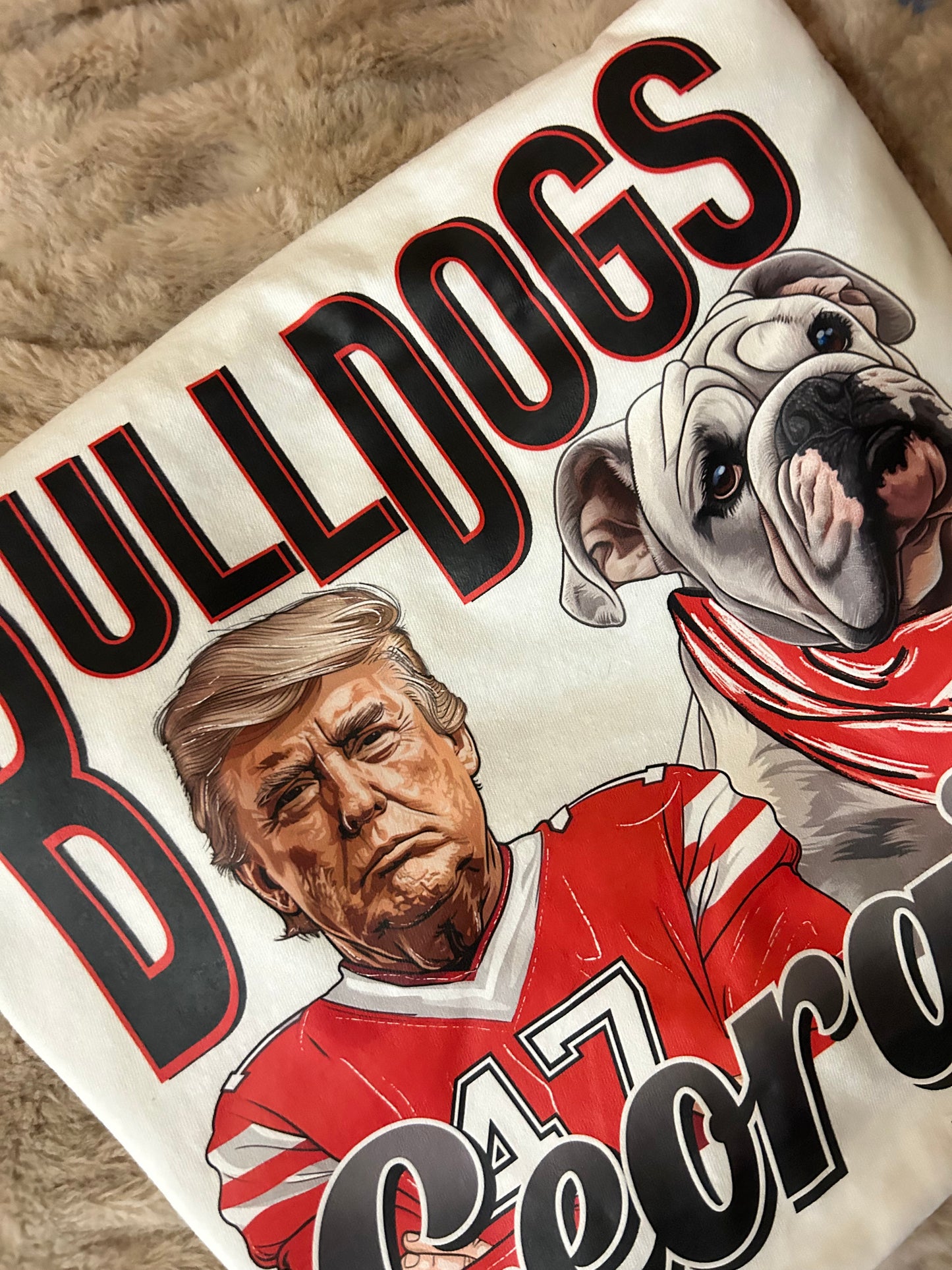 Trump Bulldogs graphic crewnwck