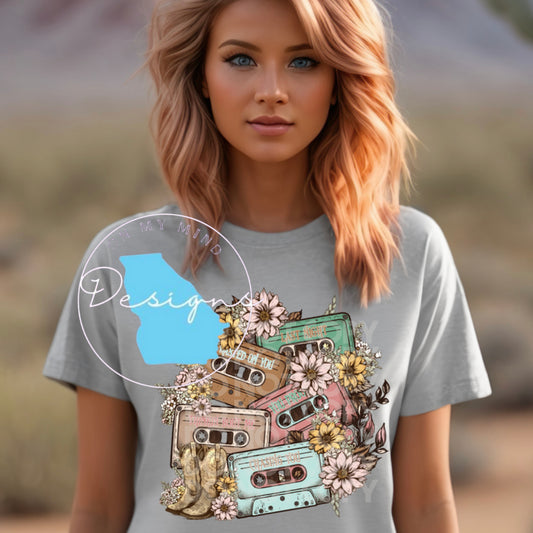 Wallen themed tape inspired graphic  tee