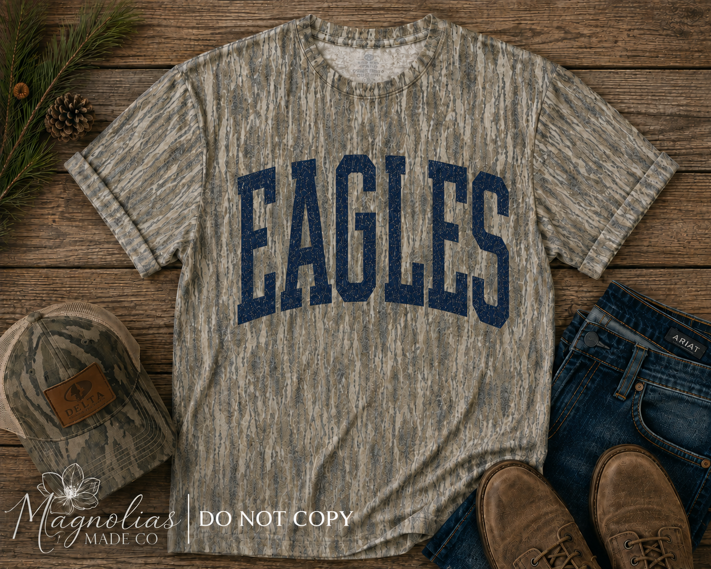 Eagles Camo Spirit wear t-shirt