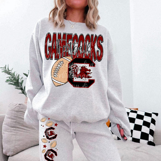 Gamecocks graphic open bottom sweat pants