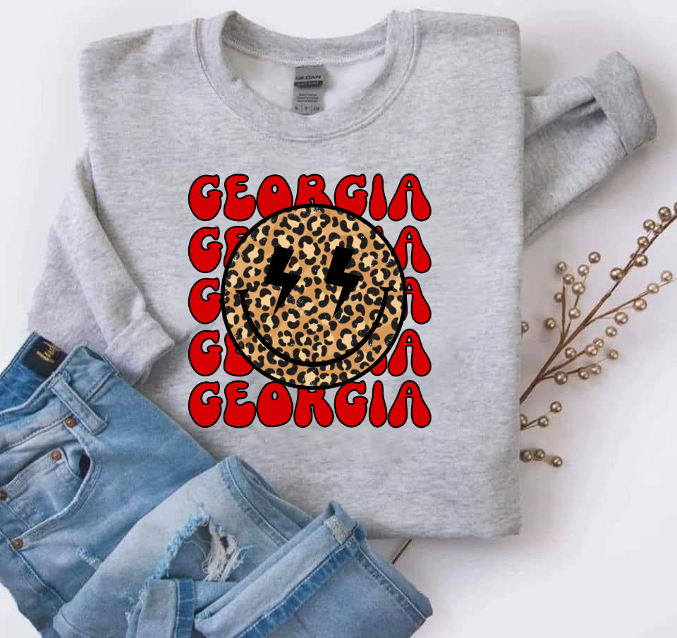 Georgia Smiles retro style crewneck